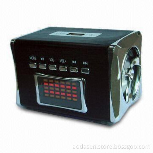 USB Speaker with TF Card Reader and USB Slot, S/N Ratio over 65dB